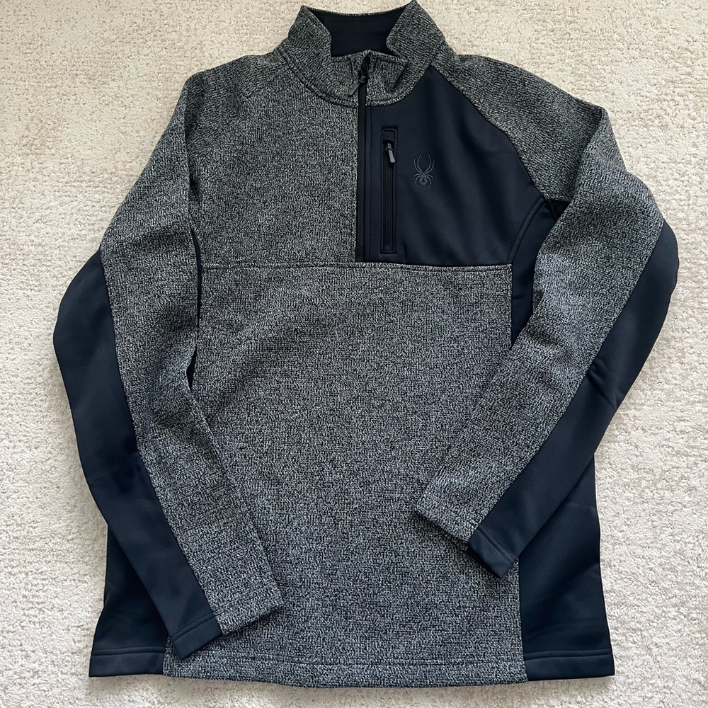 Men’s Spyder half zip NEVER WORN
